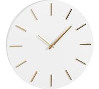 Horloge murale Mica Decorations Brixen Blanc Aluminium H4xl35.5xL35.5cm Blanc