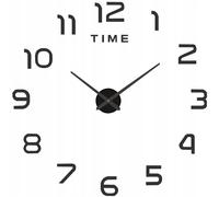 Horloge murale moderne 3D 130 cm noir