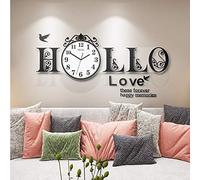 Horloge Murale Moderne 3D à Faire soi-même, Grande Horloge Murale, décoration d'intérieur, Autocollant Mural créatif en Acrylique numérique, décoration pour Salon et Chambre à Coucher