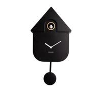 Horloge Murale Moderne à Coucou KA5768BK Karlsson Noir Neuf