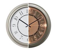 Horloge Murale Moderne avec veilleuse, Auto-Lumineuse, Atomique, pour intérieur/extérieur, pour la Maison ou Le Bureau, 14 Pouces, décorative pour la Cuisine, Le Salon, Le Bureau e