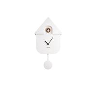 Horloge murale moderne Cuckoo Blanc