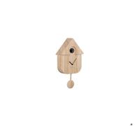 Horloge murale moderne Cuckoo Bois clair