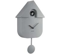 Horloge murale moderne Cuckoo Gris souris Gris