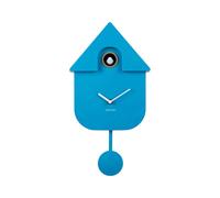 Horloge Murale Moderne Cuckoo Karlsson KA5768BB Bleu Clair - Neuf