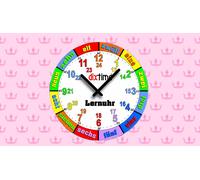 horloge murale moderne en 3D Horloge éducative - Dixtime modèle : 3D-0436