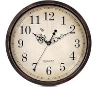 Horloge Murale Moderne silencieuse, sans tic-tac, alimentée par Piles, décorative, idéale pour Une Salle de Classe, Une Cuisine, Un Salon, Un Bureau ou Une Chambre (35,6 cm)