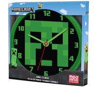 Horloge murale - Mojang Studios - Minecraft - Vert - Plastique - Design contemporain