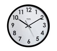 Horloge murale Naturally Ø 30 cm - Eco conçue - noir