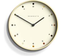 Horloge murale Newgate Mr Clarke Dot en bois de pin clair