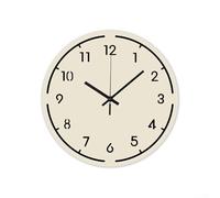 Horloge murale numérique en acrylique de 30 cm avec mécanisme silencieux et affichage clair de l'heure, convient pour différents espaces de maison ou de bureau (mètres)