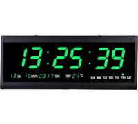 Horloge murale numérique Horloge Led Digital Wall Clock Calendrier Horloge Température Horloges murales Chiffre Affichage Horloge de table