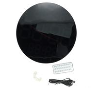 Horloge murale numérique multifonction de 25,4 cm avec alarme, affichage de la température/humidité, date et jour, luminosité télécommandée, alimentation USB, batterie de secours pour fonction mémoire