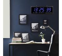 Horloge murale numérique Wall Clock 12/24 Horloge numérique Home Horloges murales numériques pour décoration de salon 480 x 190 x 30 mm
