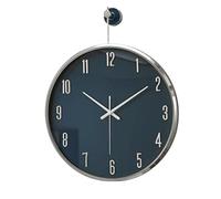 Horloge Murale opérée d'horloges murales Rondes Simples de Style de Mode de Mode Simple pour la Maison/Bureau/école/Salon Non coche