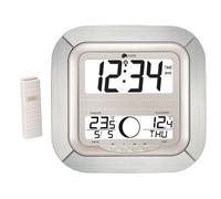 Horloge murale phases de lune grise