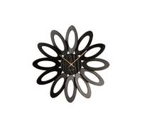 Horloge murale placage bois Karlsson Fiore Noir 4x40 cm