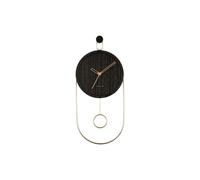 Horloge murale placage de bois Karlsson Swing Pendulum Noir 20x46x4x20 cm