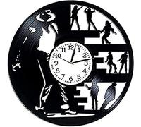 Horloge murale pour salon cuisine bureau à domicile 12 pouces horloge murale en vinyle, personnalisée, design moderne créatif, décoration de la maison, décoration unique, nouvel an, le classique ne vi