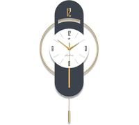 Horloge Murale pour Salon Silencieux sans Tic-tac à Piles, Horloge De Style Moderne Décorative pour Salle De Bain Cuisine Chambre Salon, 35 * 72cm