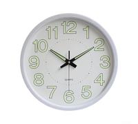Horloge Murale Quartz 12 Pouces Lumineuse Minimaliste(White)