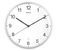 Horloge murale/radio MAULspint, diamètre: 300 mm, blanc