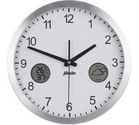 Horloge murale radio-pilotée avec station météo intégrée et capteur extérieur - ST. LEONHARD