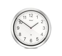 Horloge Murale Radio-pilotée XXL - Extra Large - Mouvement Radio-piloté - Silencieuse - Pas de trotteuse - Cadran Blanc - 45 cm de diamètre