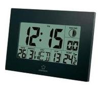 Renkforce Horloge murale E0311R radiopilotée 230 x 163 x 28 mm Noir
