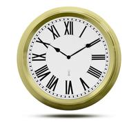 Horloge murale radiopilotée ø 25 cm - style rétro silencieux