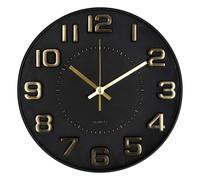 Atmosphera Horloge Relief Doris – Noir D30 cm