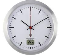 Horloge murale Renkforce E1003R radiopiloté(e) 17 cm x 6 cm argent pour salle