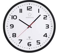Horloge murale Renkforce RF-6826036 radiopiloté(e) 32 cm x 45.5 mm blanc/noir