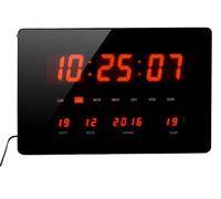 Horloge murale Retour vers le futur affichage rouge Bons plans : Nouveauté