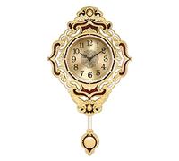 Horloge Murale rétro Luxury Grands horloges murales décoratives avec Pendule pour la Maison Home Creative horloges opérées Non coche