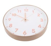 Horloge Murale Ronde 12 Pouces Silencieuse ABS, Décoration Moderne | Montage Facile sur Surfaces Murales, Style Minimaliste Blanc, pour Bureau, Chambre et Étude