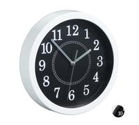 Horloge murale ronde 20 cm Lot 3 pour Cuisine Salon mur Classique Blanc