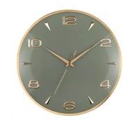 Horloge murale Sienna Glow D40cm - Present Time - Vert -