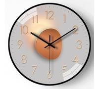 Horloge Murale Silencieuse 30cm Design Rétro Tictac Horloge Murale(C)