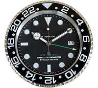 Horloge murale silencieuse avec affichage de la date - Parfait pour le salon, la salle à manger et la décoration d'étude - Design élégant et moderne