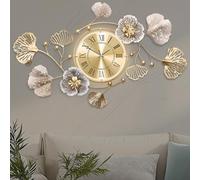 Horloge murale silencieuse avec lumière LED, à suspendre en mode portrait ou paysage, idéale pour la décoration de la cuisine