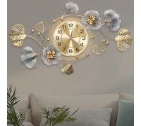 Horloge murale silencieuse avec lumière LED, à suspendre en mode portrait ou paysage, idéale pour la décoration de la cuisine