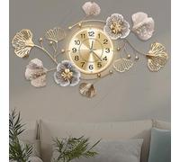 Horloge murale silencieuse avec lumière LED, à suspendre en mode portrait ou paysage, idéale pour la décoration de la cuisine