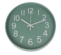 Horloge murale silencieuse de 30 cm avec grands chiffres arabes, convient pour chambre, bureau, cuisine, salon, résine ABS