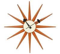 Horloge Murale silencieuse,en métal d'art Moderne,décorative silencieuse pour la Maison,Cuisine,Le Salon,Bureau,etc.,Design rétro Milieu du siècle,48cm/19,2 Pouces(A)
