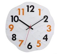 Horloge murale silencieuse pour cuisine et salon, corps en MDF, design minimaliste moderne avec balayage silencieux pour un espace de vie confortable