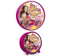 Horloge murale Soy Luna de je suis lune, Ronde, Rose, Taille unique, Chambre d'enfant