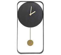 Horloge Murale Suspendue 21 x 40 cm Design Moderne Minimaliste avec Pendule Sans