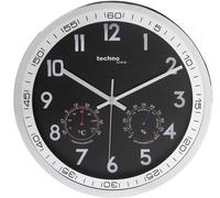 La Crosse Technology Horloge murale Techno Line WT 7981 à quartz 300 mm x 5 cm chrome