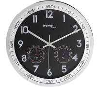 La Crosse Technology Horloge murale Techno Line WT 7981 à quartz 300 mm x 5 cm chrome